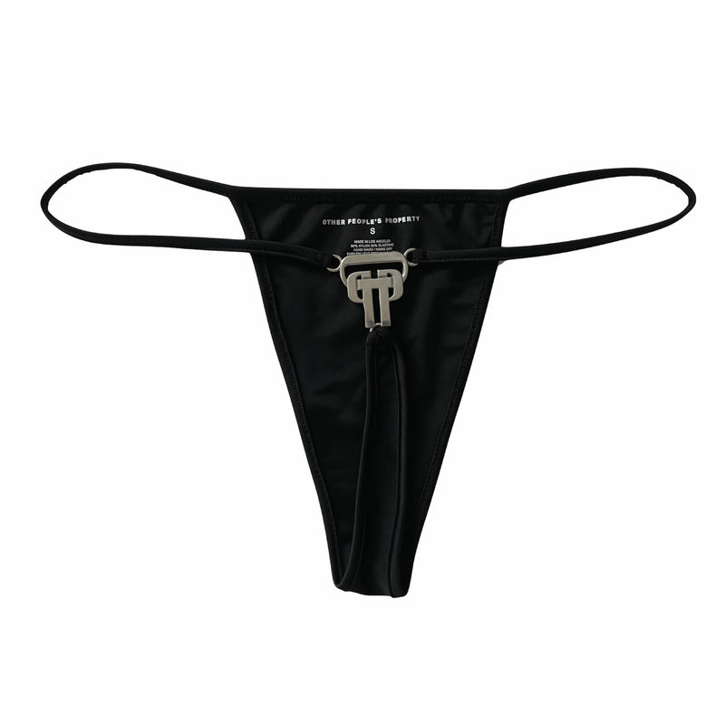 O.P.P. EMBLEM THONG – OTHER PEOPLE'S PROPERTY