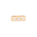 3 STONE GEO RING
