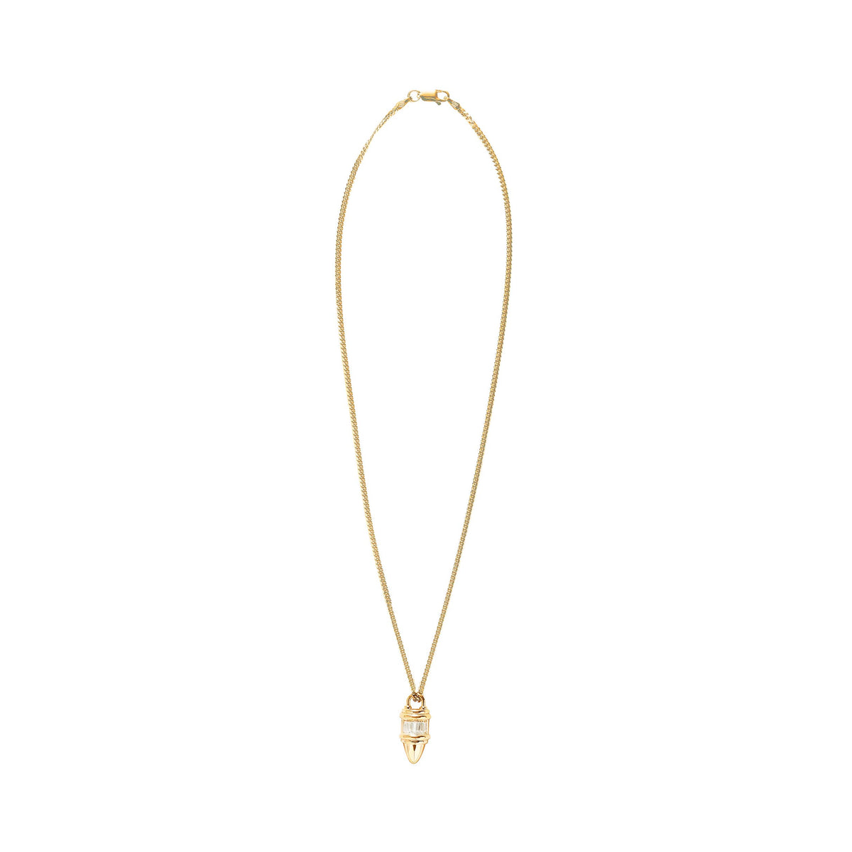 BAGUETTE BULLET PENDANT
