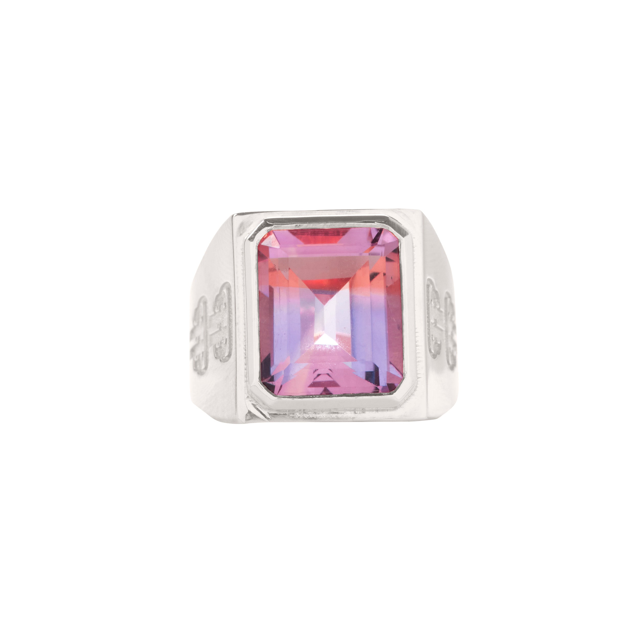STERLING SILVER AMETRINE SIGNET RING – OTHER PEOPLE'S PROPERTY