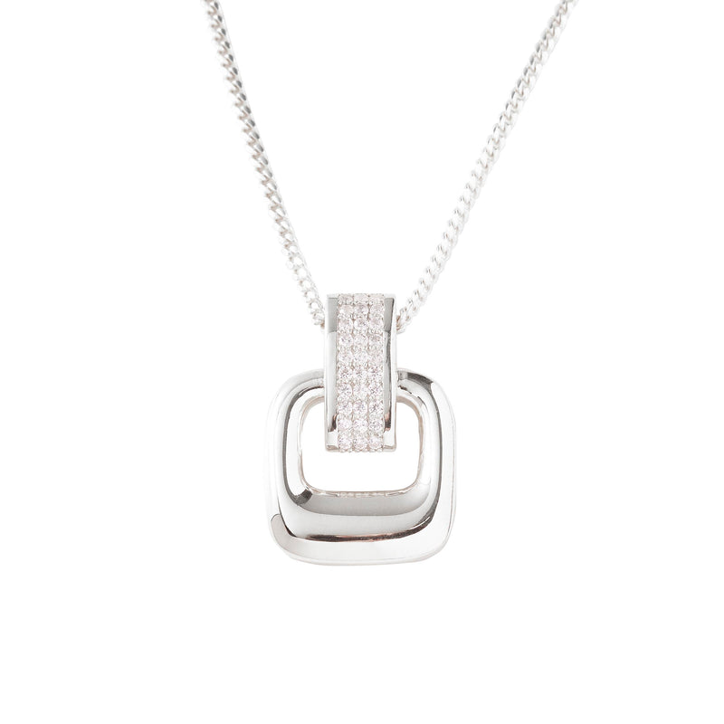 STERLING SILVER BUCKLE PENDANT