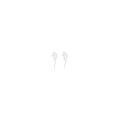 STERLING SILVER DF LADY STUD