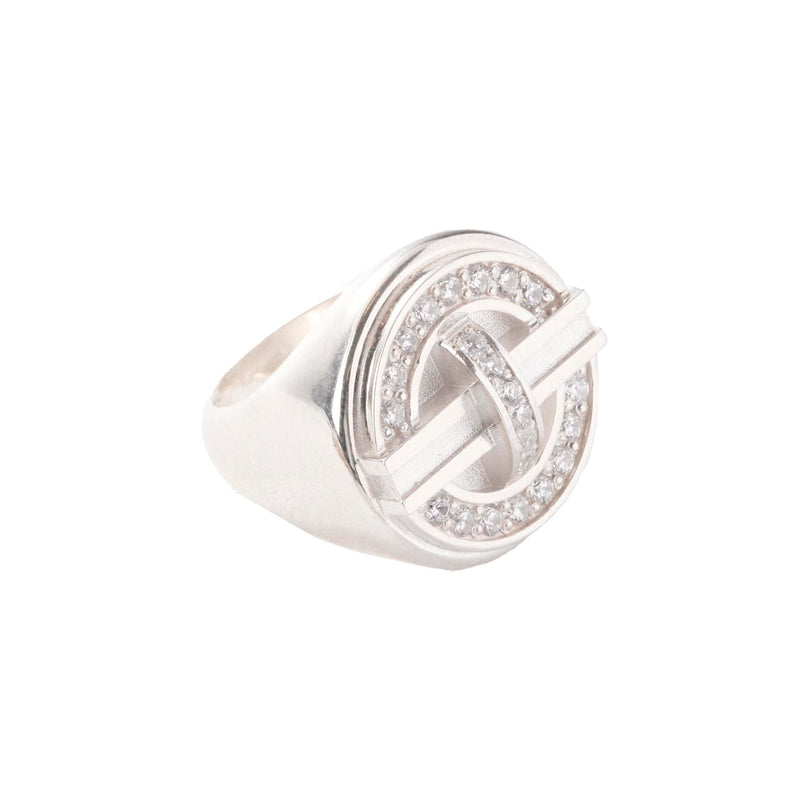 STERLING SILVER ORB RING